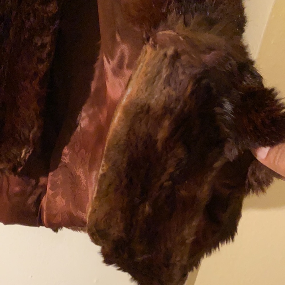 🔥✨Silver Fox Vintage Fur Cape Coat - Picture 10 of 17